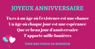 Idees Message Anniversaire Touchant Amour Amie Amie Famille Enfants